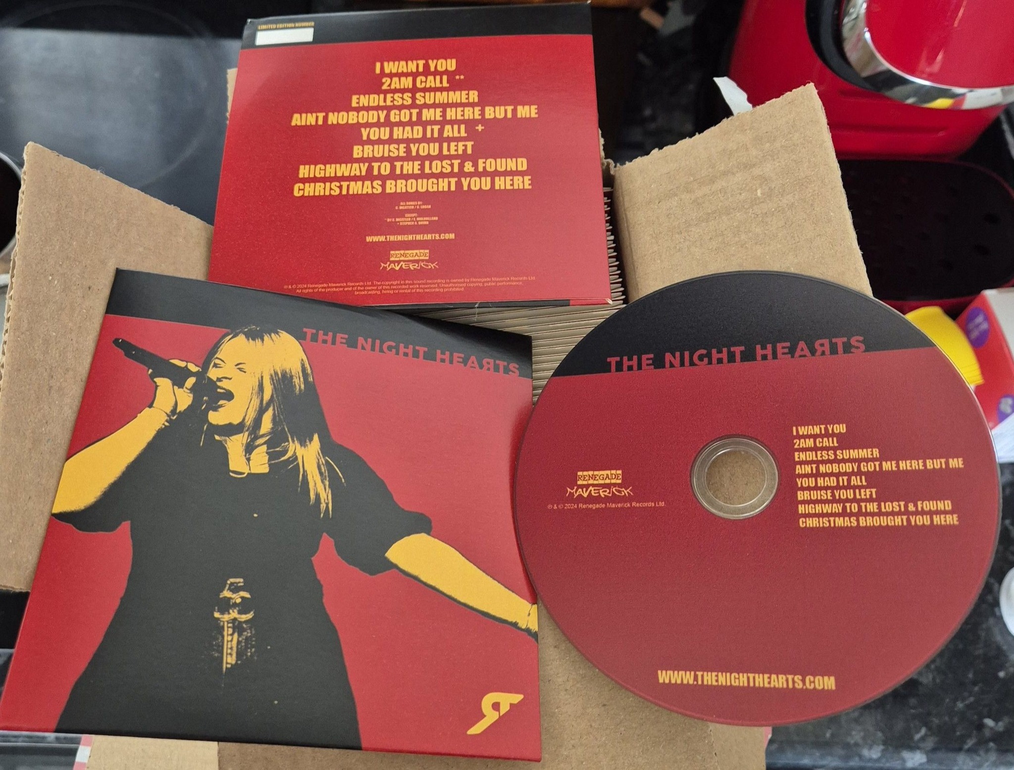 THE NIGHT HEARTS SINGLES COLLECTION PACKAGE SHOT
